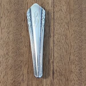 SALE!! Vinatge Mongram Spoon Brooch